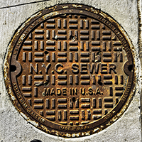 N.Y.C. Sewer <br> MADE IN USA